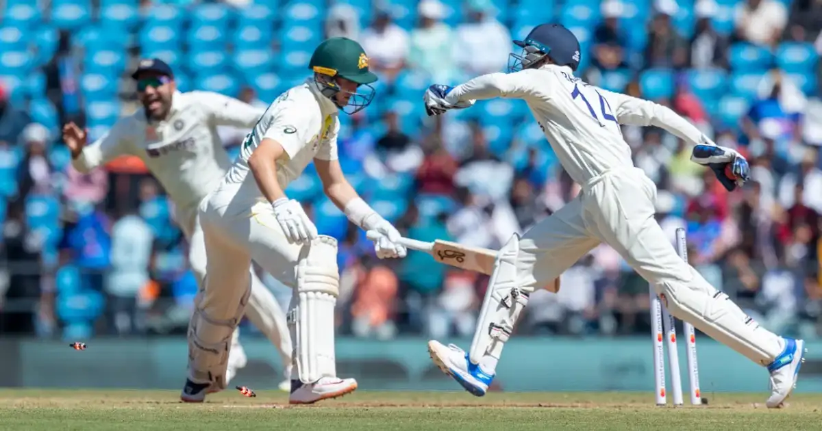 WATCH: KS Bharat Stuns Marnus Labuschagne With MS Dhoni-like Lightning Stumping