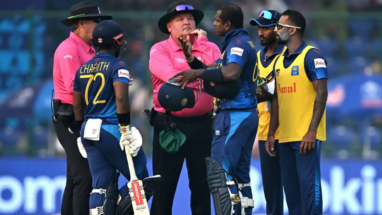 WATCH: Angelo Mathews Makes International Cricket History With "Timed Out" Dismissal