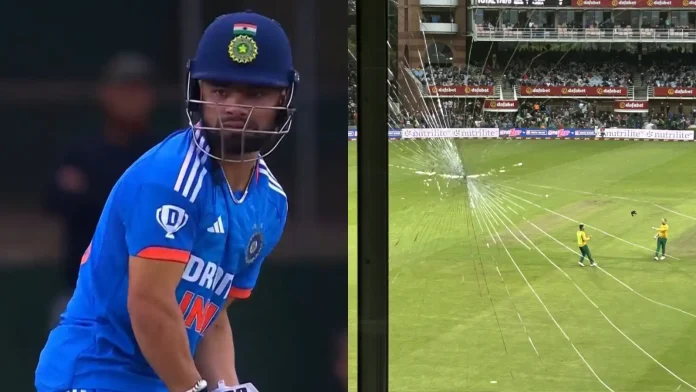 WATCH: Rinku Singh's Monster Six Breaks Glass Window Glass Of Media Box At St George's Park