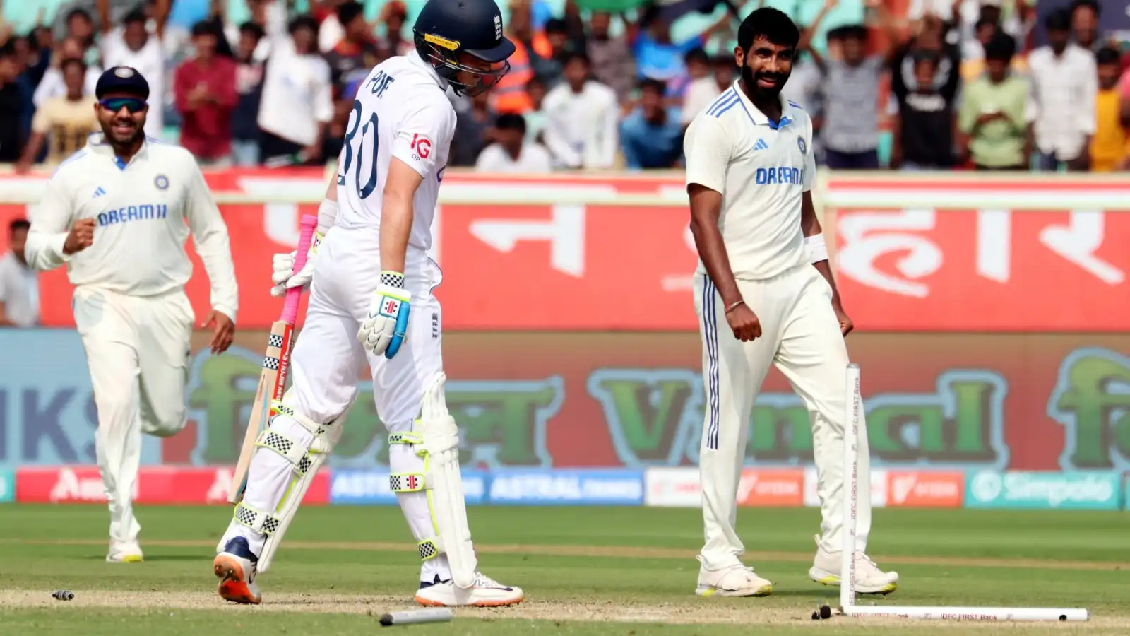 WATCH: Jasprit Bumrah Dismisses Ollie Pope With A Lethal Inswinging Yorker